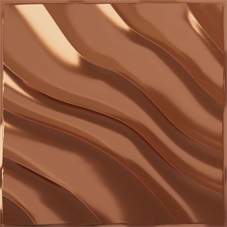 Ekena Millwork 19 5/8in. W x 19 5/8in. H Modern Wave EnduraWall Decorative 3D Wall Panel Covers 2.67 Sq. Ft. WP20X20MWBCO